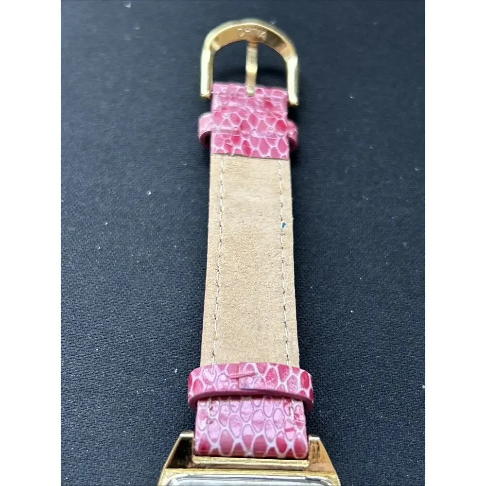 Gossip Gold Tone Pink Band Women’s Quartz Watch
